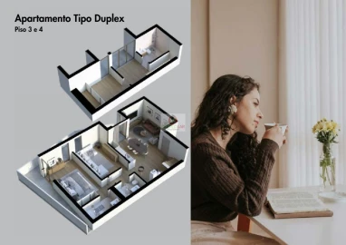 Apartamento T3 para Venda em Oliveira do Bairro