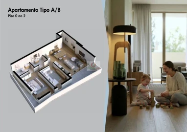 Apartamento T3 para Venda em Oliveira do Bairro