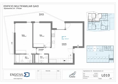 Apartamento T3 para Venda em Oliveira do Bairro