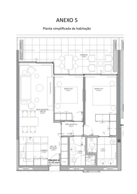 Apartamento T2 para Venda em Matosinhos e Leça da Palmeira