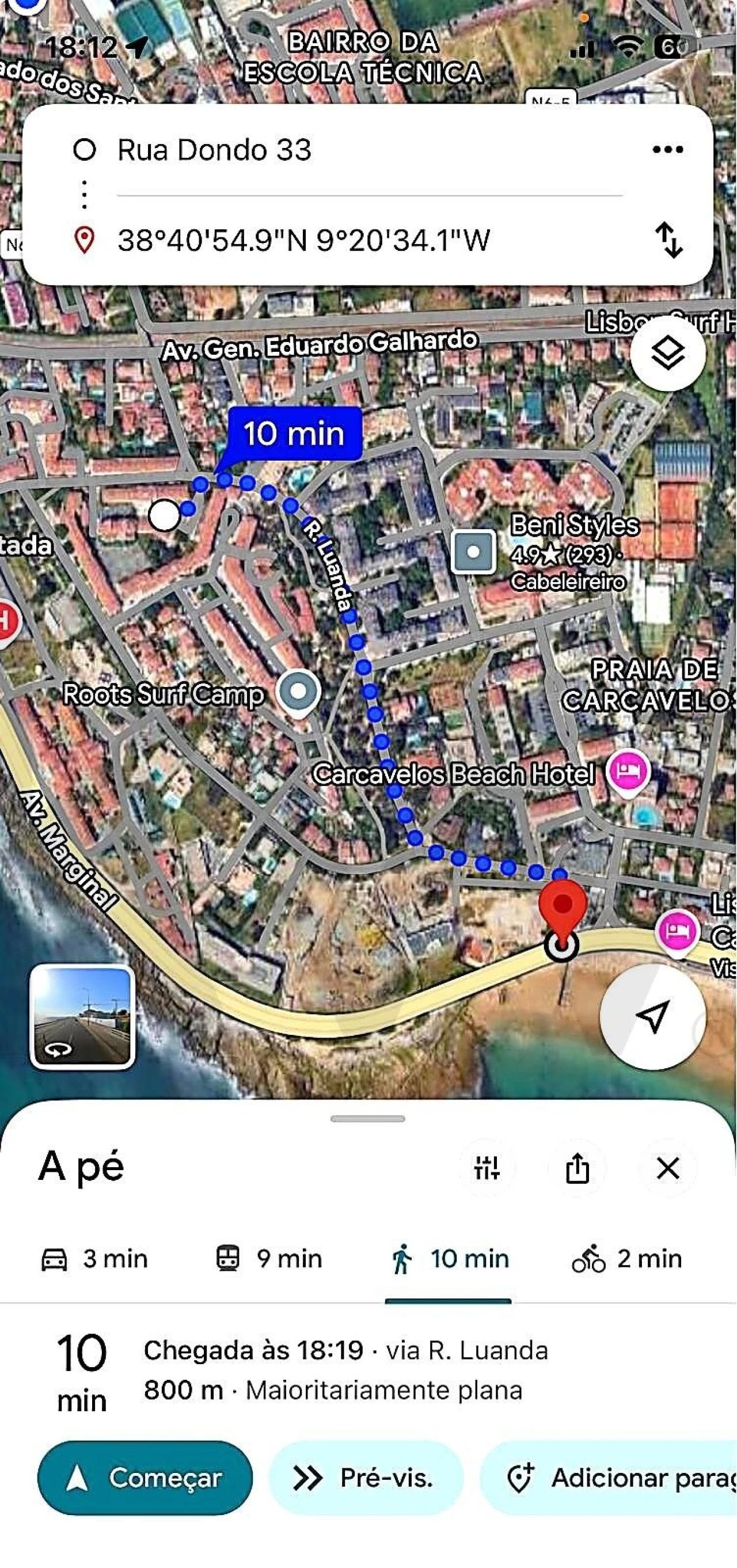 Apartamento T1 para Venda em Carcavelos e Parede Foto 3