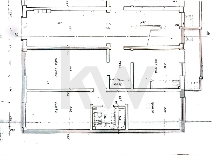 Apartamento T2 para Venda em Benfica Planta 1