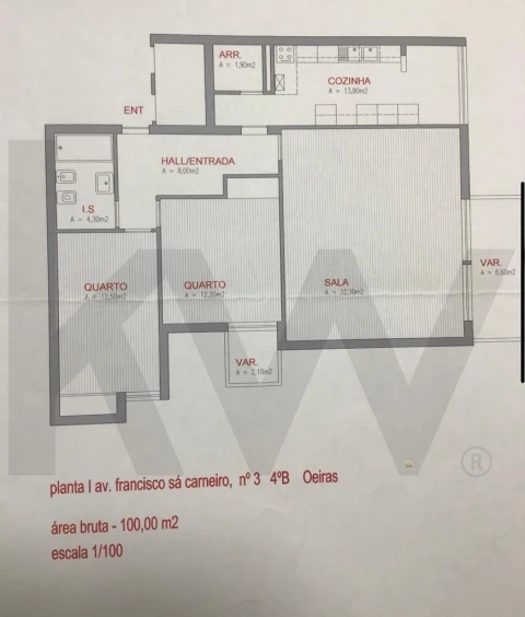 Apartamento T2 para Venda em Oeiras e São Julião da Barra, Paço de Arcos e Caxias