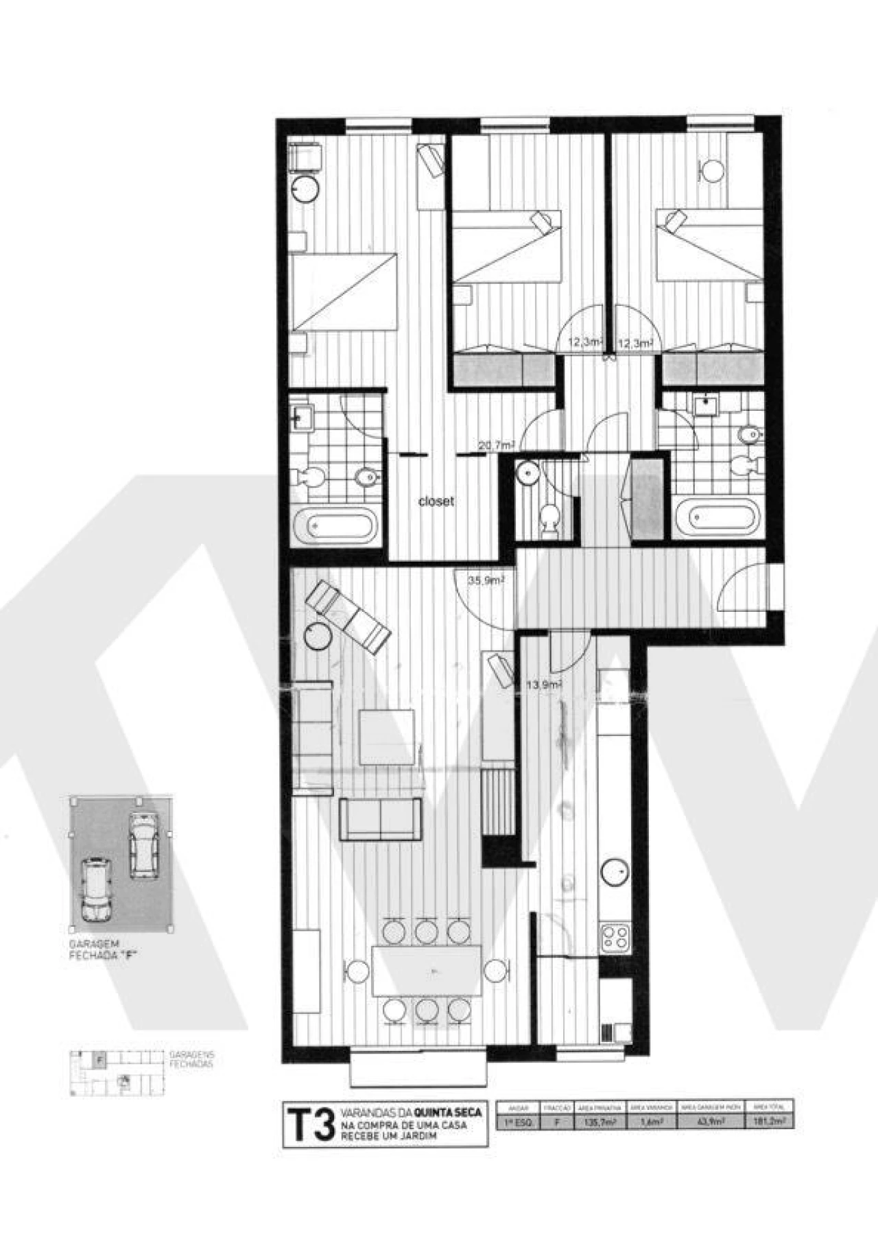 Apartamento T3 para Venda em Matosinhos e Leça da Palmeira Foto 38