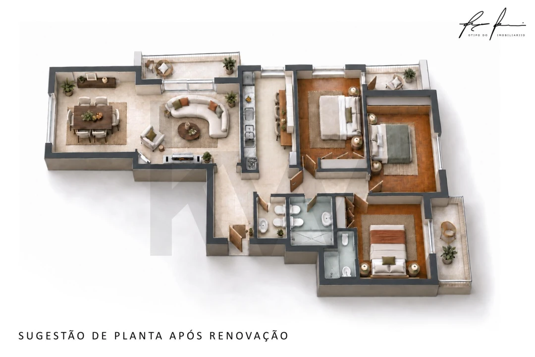 Apartamento T3 para Venda em Carcavelos e Parede Foto 41