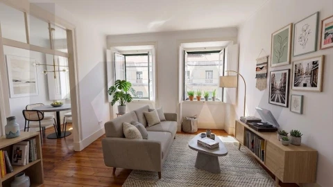 Apartamento T2 para Arrendamento em Misericórdia