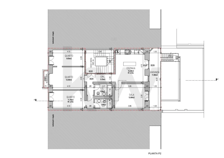 Apartamento T2 para Venda em Santo António Foto 38