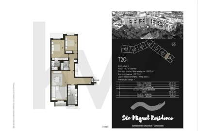 Apartamento T2 para Arrendamento em Carcavelos e Parede