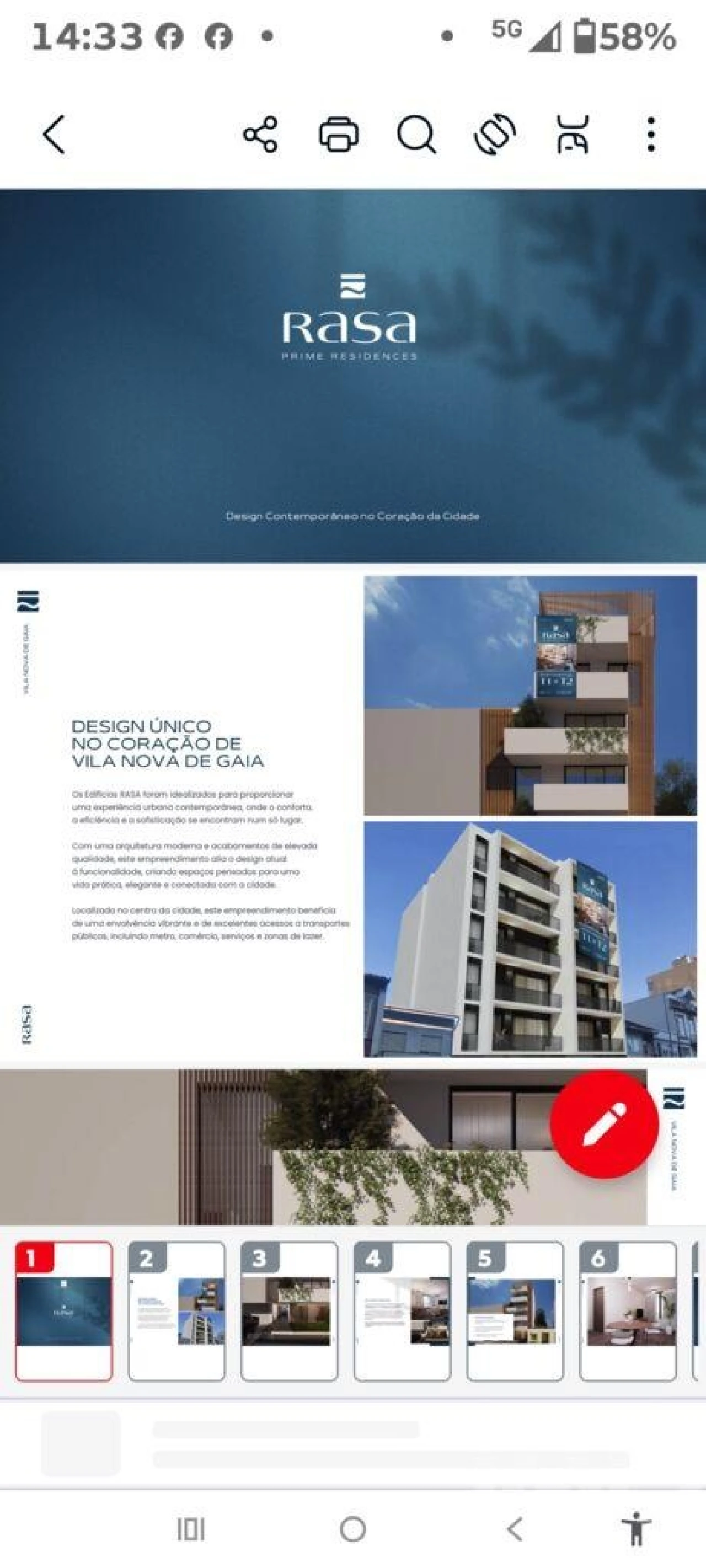 Apartamento T2 para Venda em Mafamude e Vilar do Paraíso Foto 1