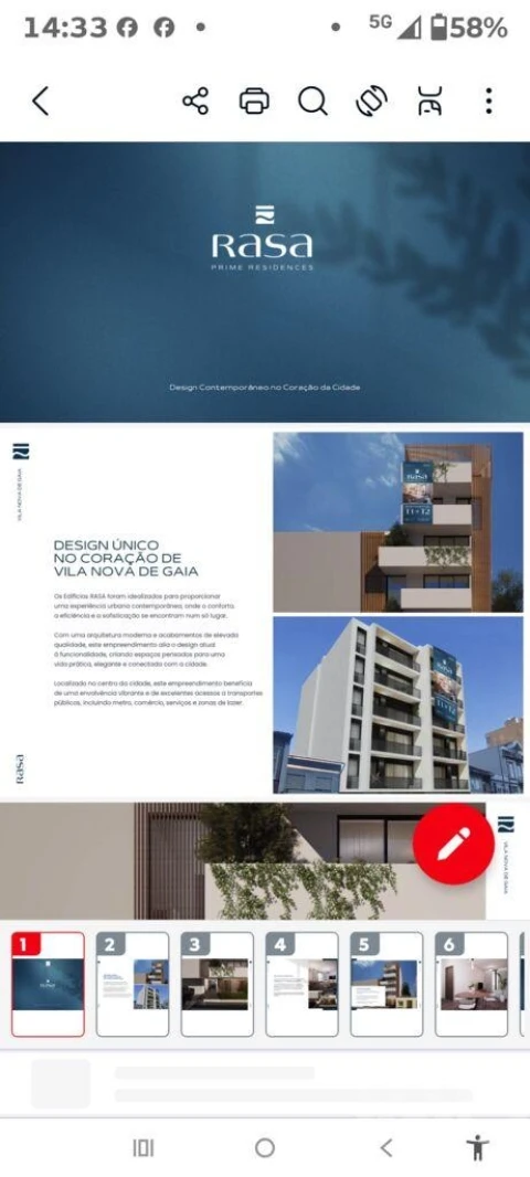 Apartamento T2 para Venda em Mafamude e Vilar do Paraíso