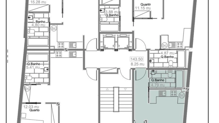 Apartamento T2 para Venda em Mafamude e Vilar do Paraíso