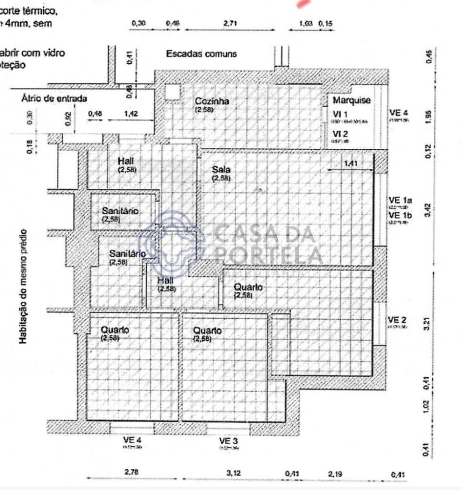 Apartamento T3 para Venda em Vilar de Andorinho Foto 30
