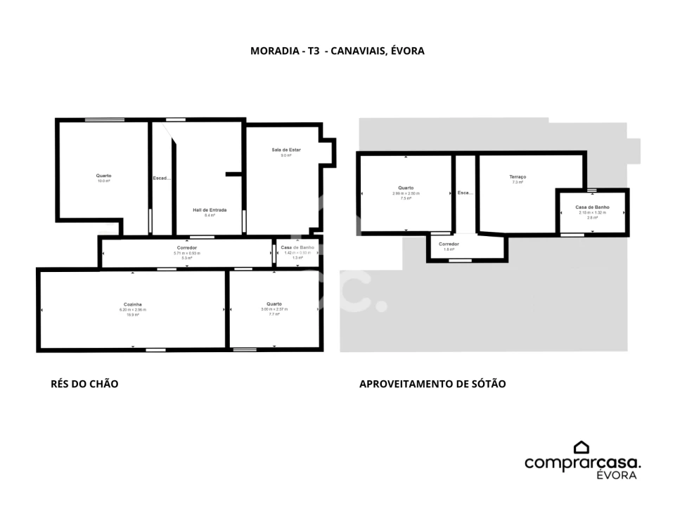 Moradia T3 para Venda em Canaviais Foto 13