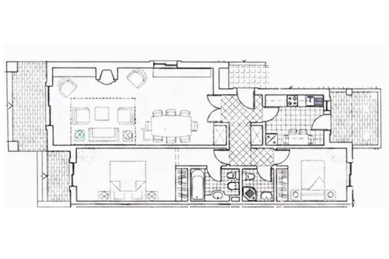 Apartamento T2 para Venda em Quarteira Planta 1