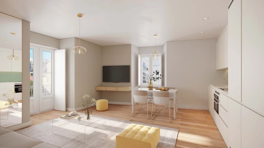 Apartamento T1 para Venda em Arroios Planta 7