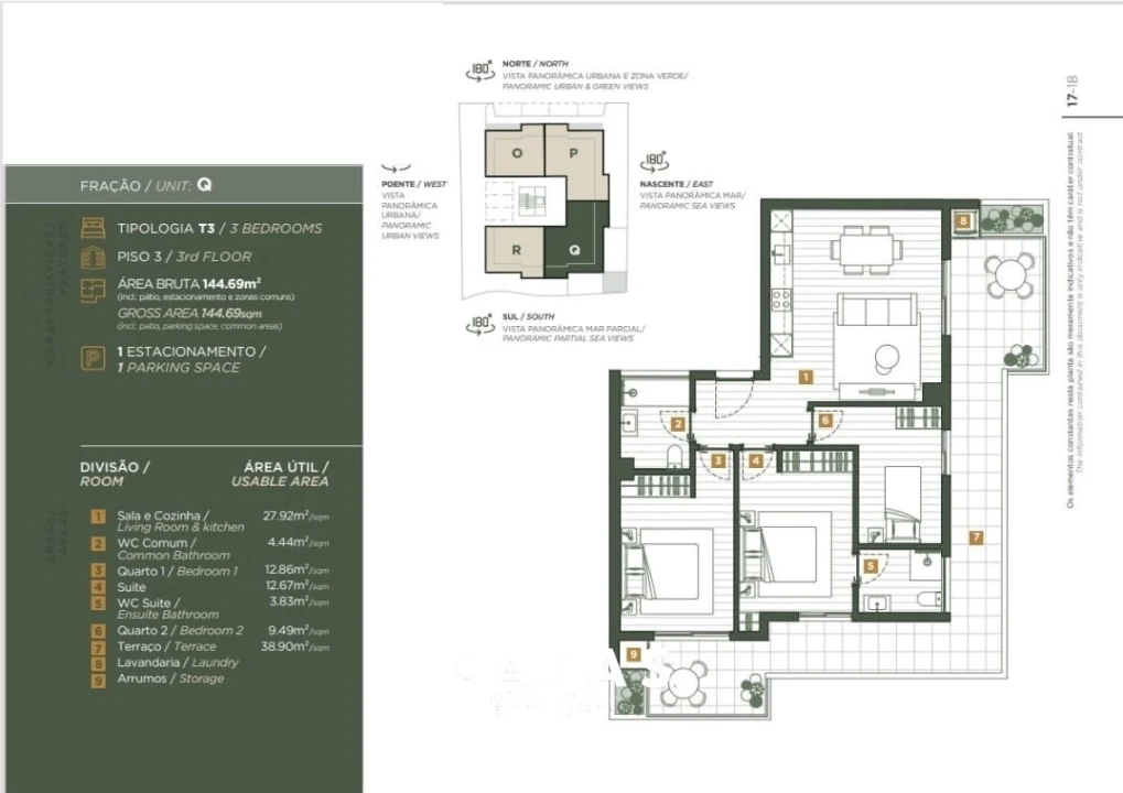Apartamento T3 para Venda em Caniço Foto 16