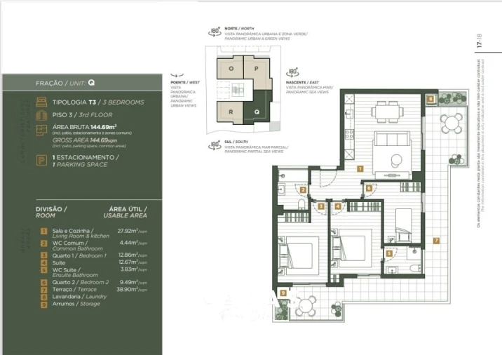 Apartamento T3 para Venda em Caniço Foto 16