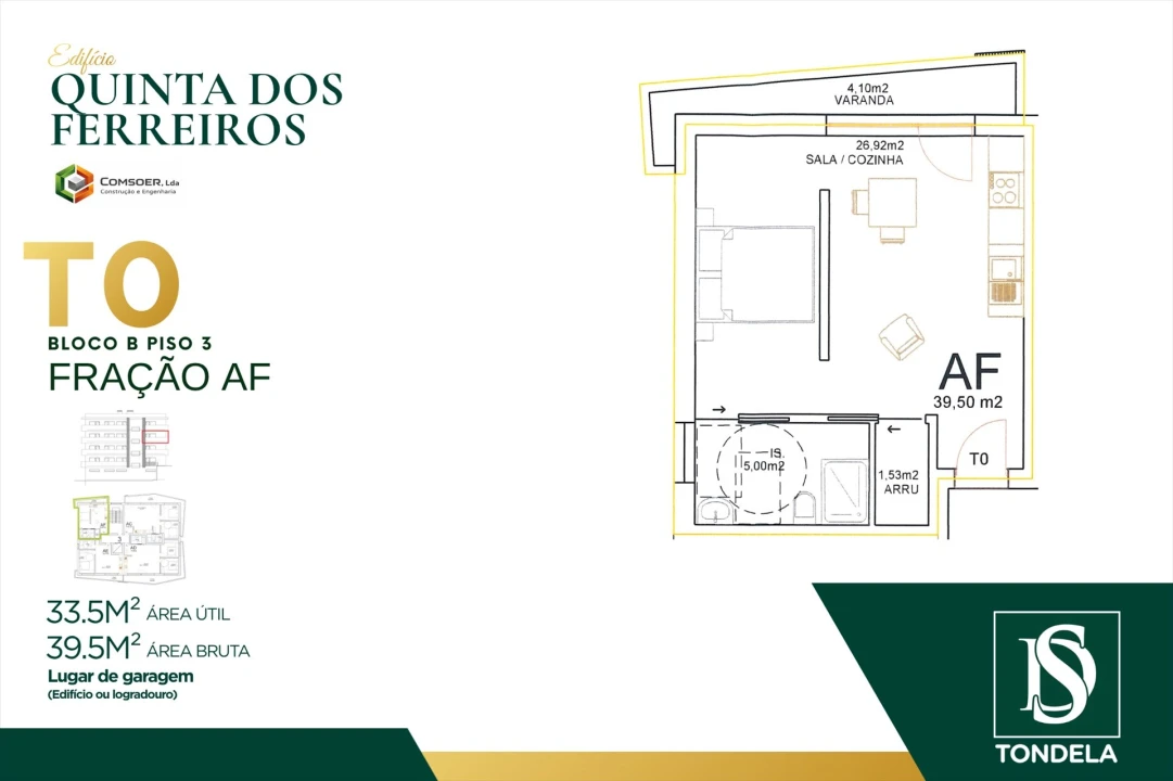 Apartamento T0 para Venda em Tondela e Nandufe Foto 1