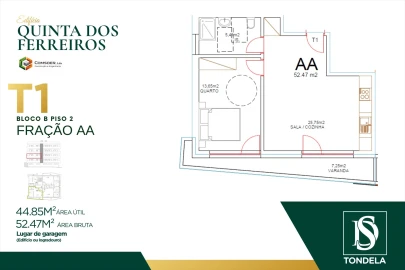 Apartamento T1 para Venda em Tondela e Nandufe