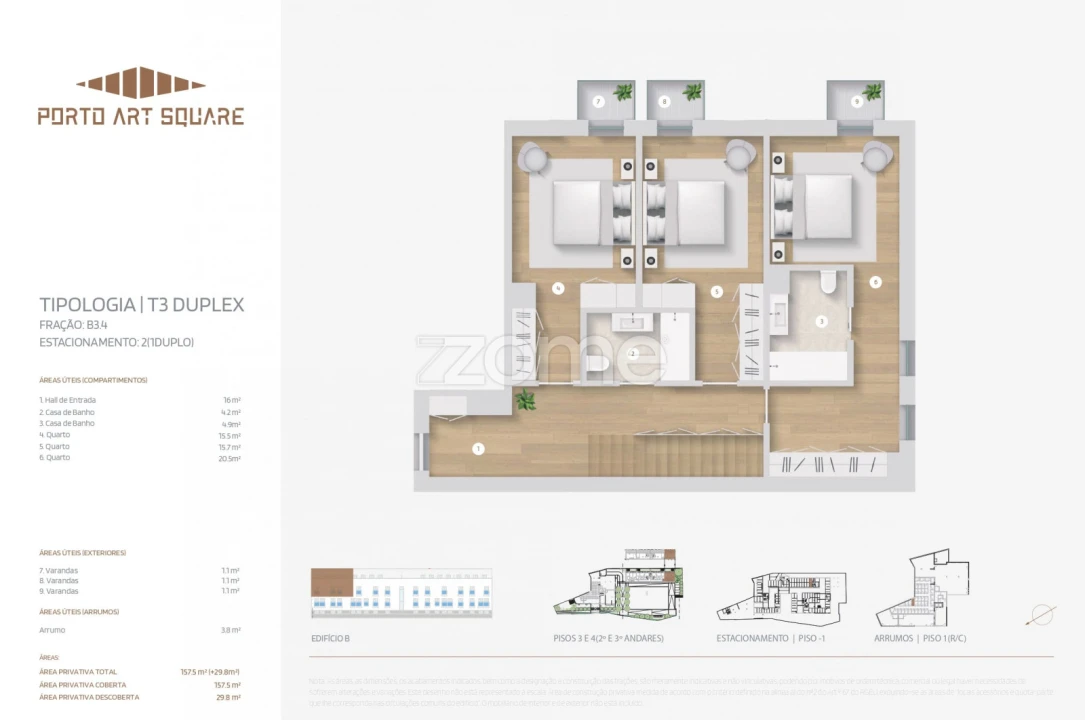 Apartamento T3 para Venda em Cedofeita, Santo Ildefonso, Sé, Miragaia, São Nicolau e Vitória Foto 66