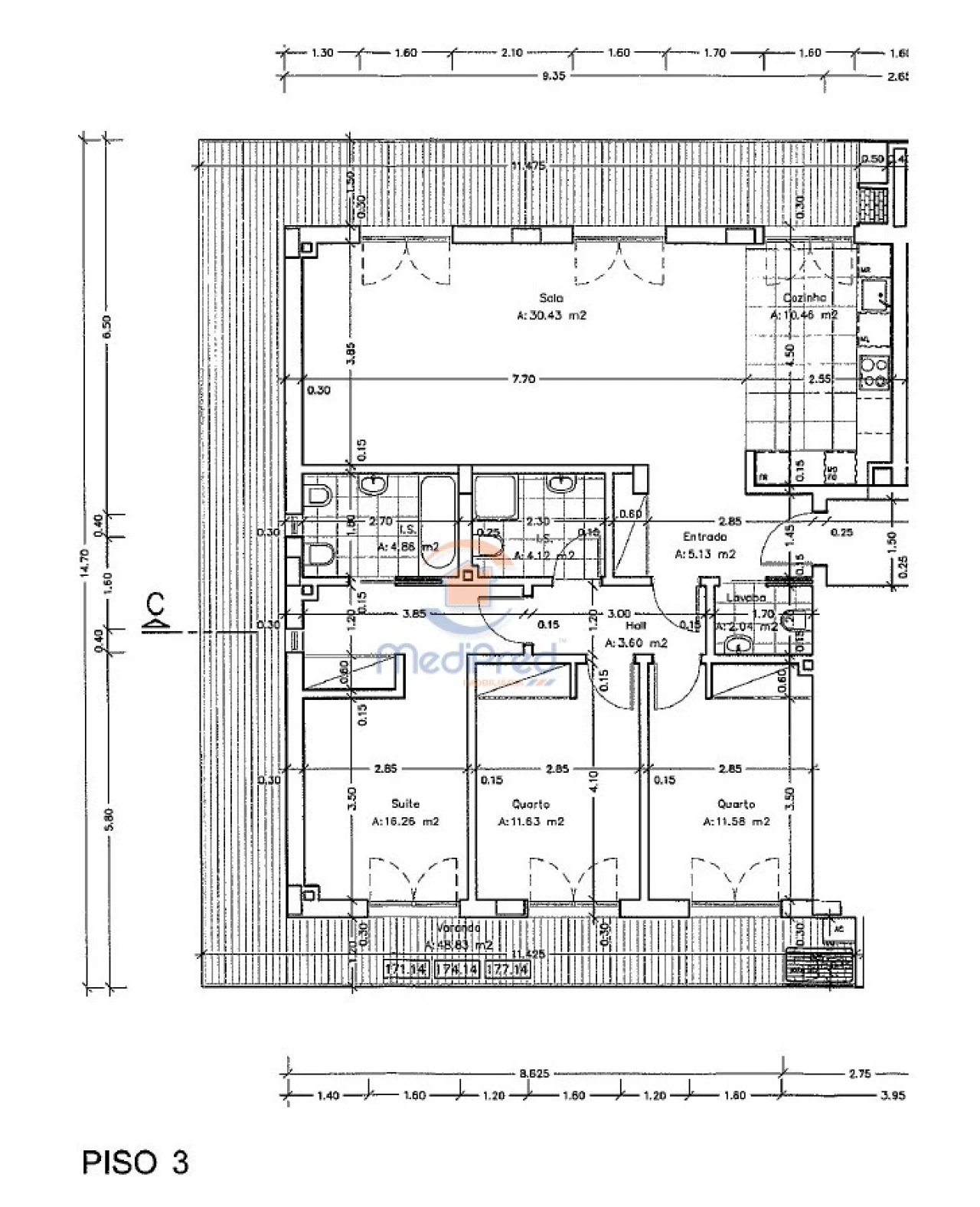 Apartamento T3 para Venda em Santo António dos Cavaleiros e Frielas Foto 13