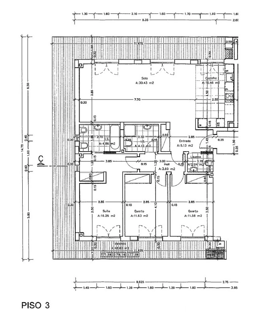 Apartamento T3 para Venda em Santo António dos Cavaleiros e Frielas Planta 1