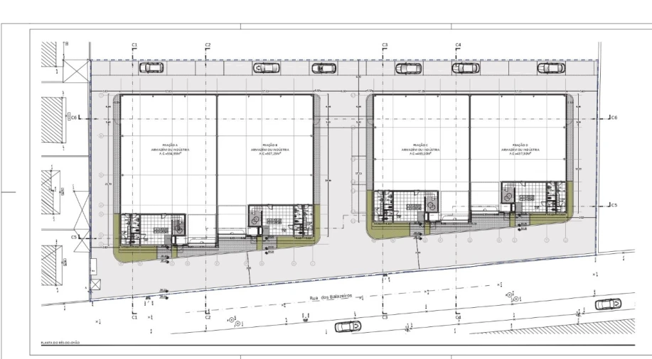 Armazém para Arrendamento em Póvoa de Varzim, Beiriz e Argivai Planta 2