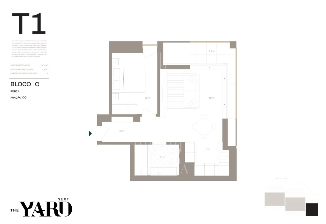 Apartamento T1 para Venda em Santa Marinha e São Pedro da Afurada Foto 8