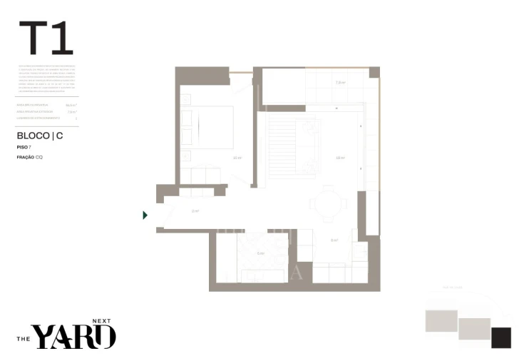 Apartamento T1 para Venda em Santa Marinha e São Pedro da Afurada Foto 8