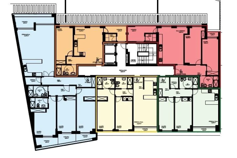 Apartamento T2 para Venda em Covilhã e Canhoso Planta 2