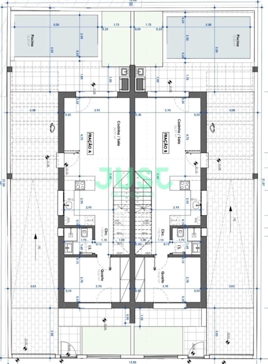 Moradia T3 para Venda em Fernao Ferro Planta 1