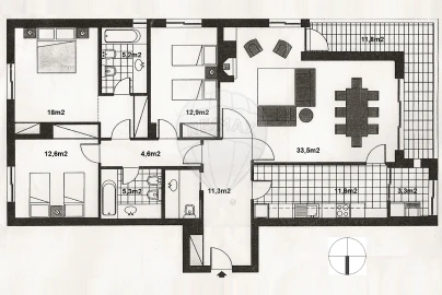 Apartamento T3 para Arrendamento em Canidelo