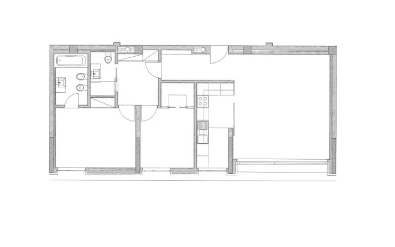 Apartamento T2 para Venda em Matosinhos e Leça da Palmeira Planta 1