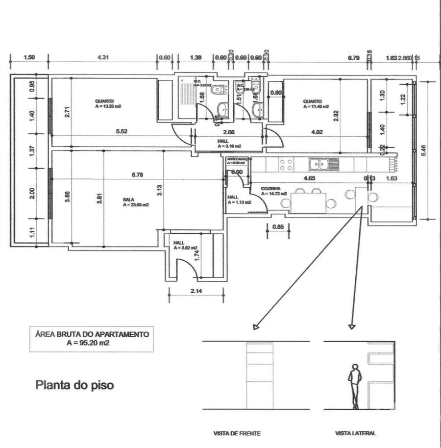 Apartamento T2 para Venda em Faro (Sé e São Pedro) Foto 12