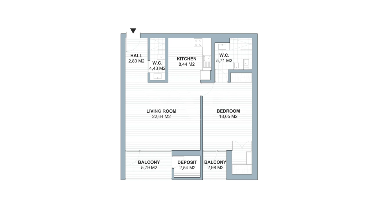 Apartamento T1 para Venda em Quarteira Foto 20
