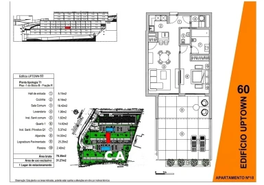Apartamento T1 para Venda em São Martinho