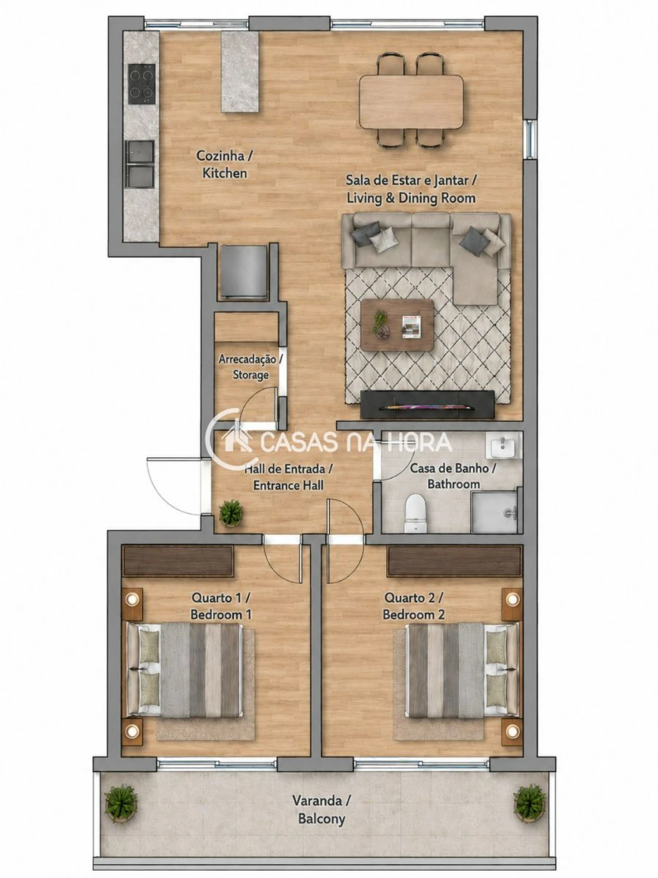 Apartamento T2 para Venda em Alfragide Foto 24