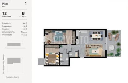 Apartamento T2 para Venda em Falagueira-Venda Nova