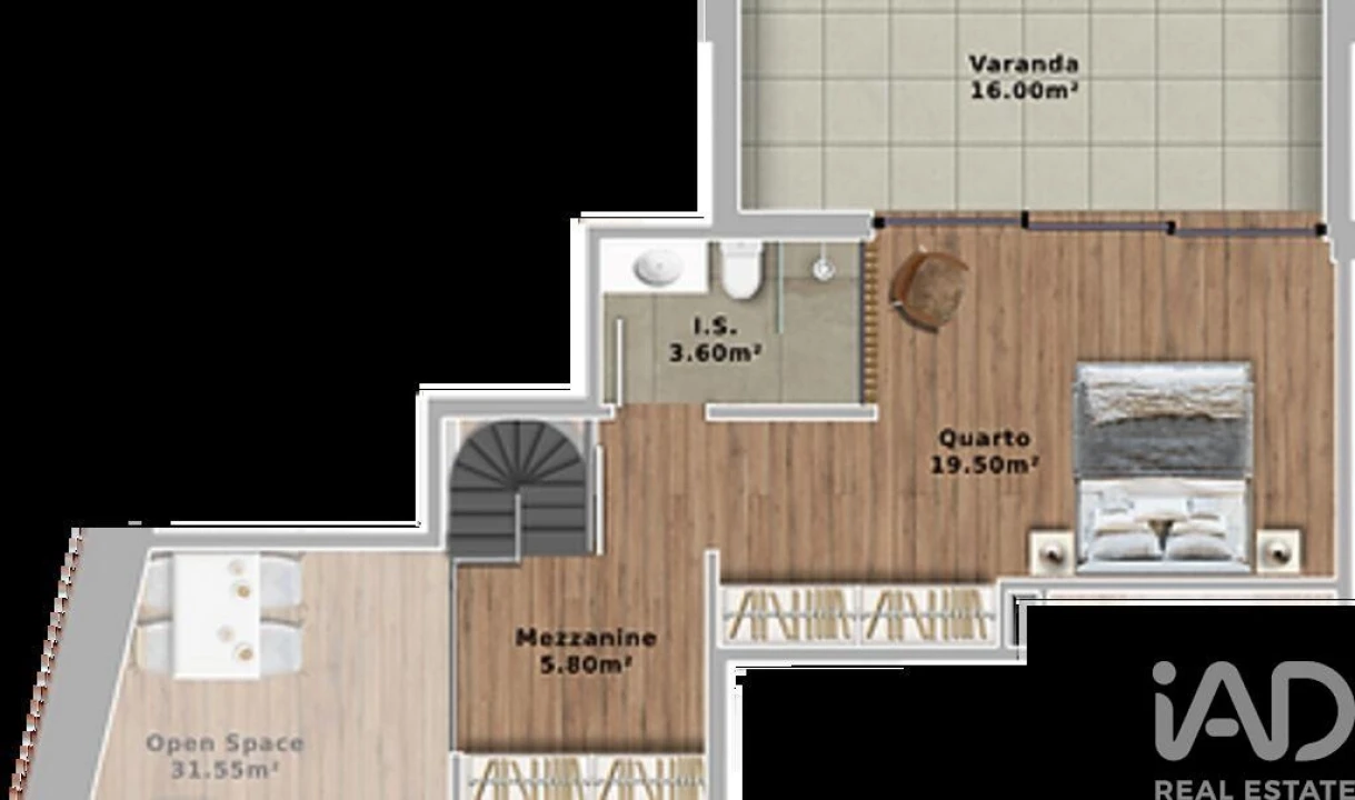 Apartamento T1 para Venda em Santa Marinha e São Pedro da Afurada Foto 5