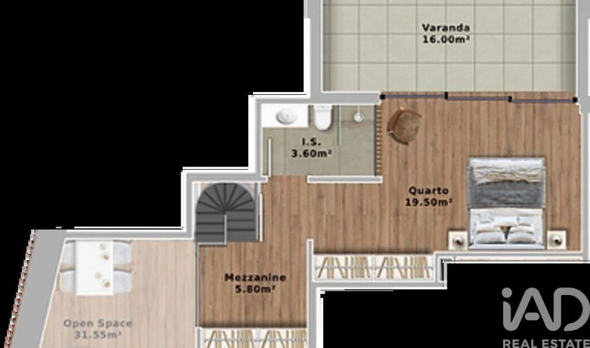 Apartamento T1 para Venda em Santa Marinha e São Pedro da Afurada Foto 5