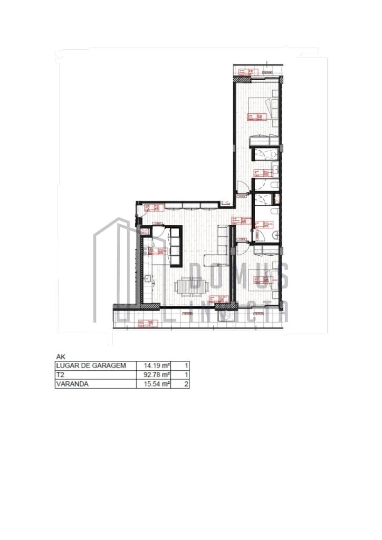 Apartamento T2 para Venda em Paranhos Foto 12