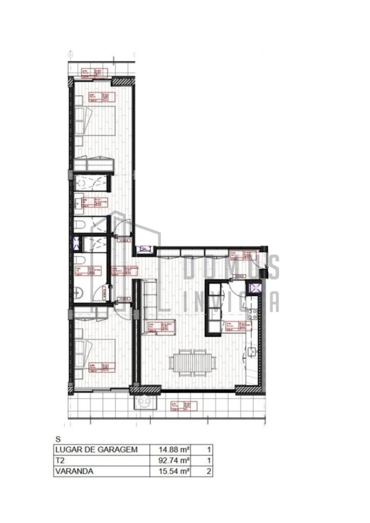 Apartamento T2 para Venda em Paranhos Foto 12