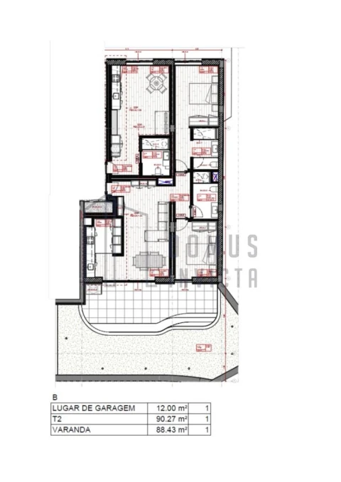 Apartamento T2 para Venda em Paranhos
