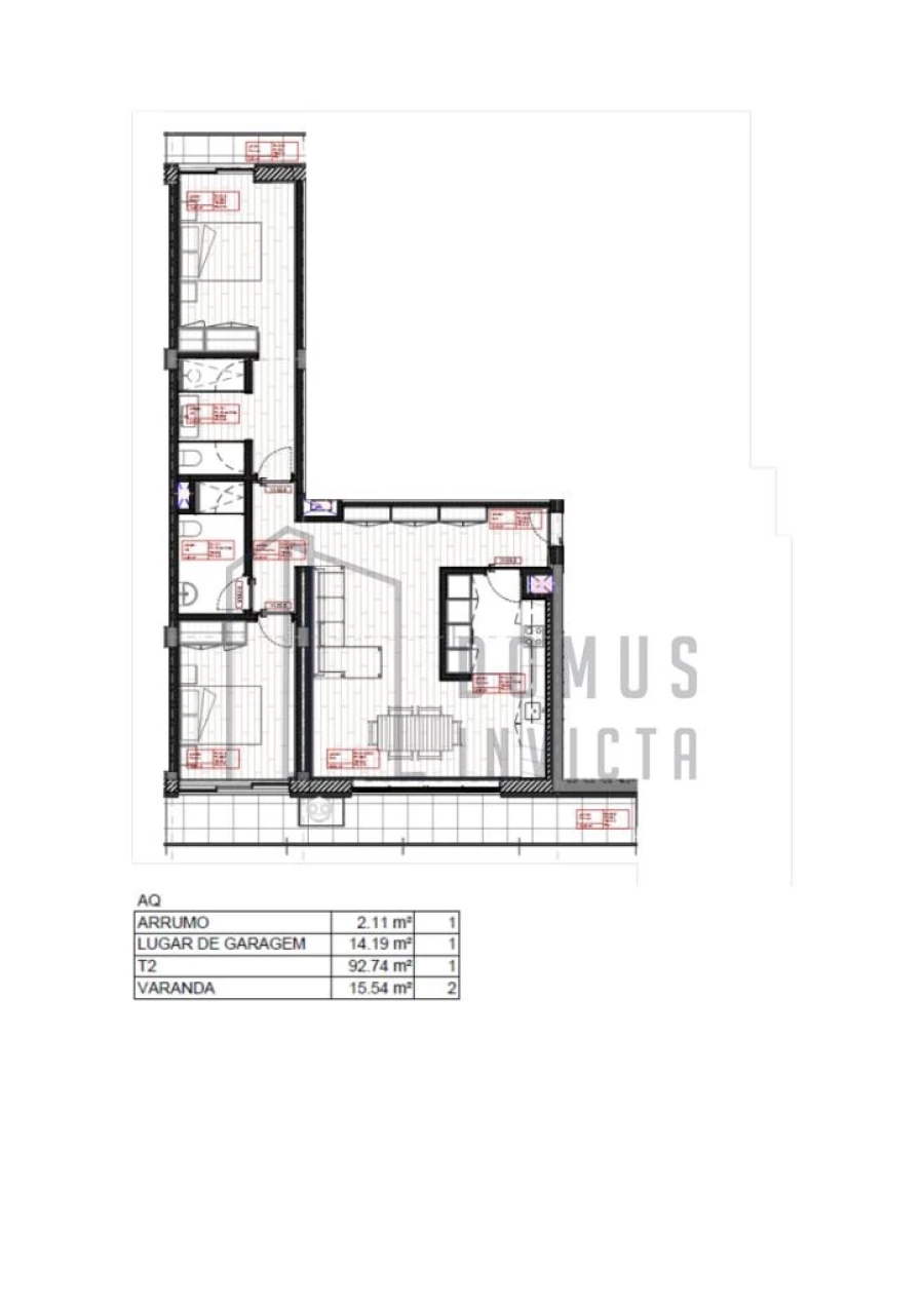 Apartamento T2 para Venda em Paranhos Foto 12