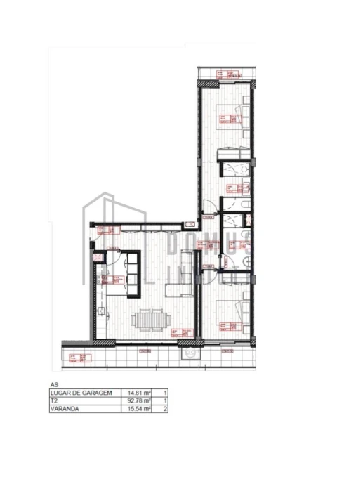Apartamento T2 para Venda em Paranhos