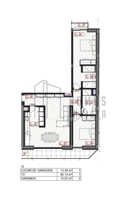 Apartamento T2 para Venda em Paranhos