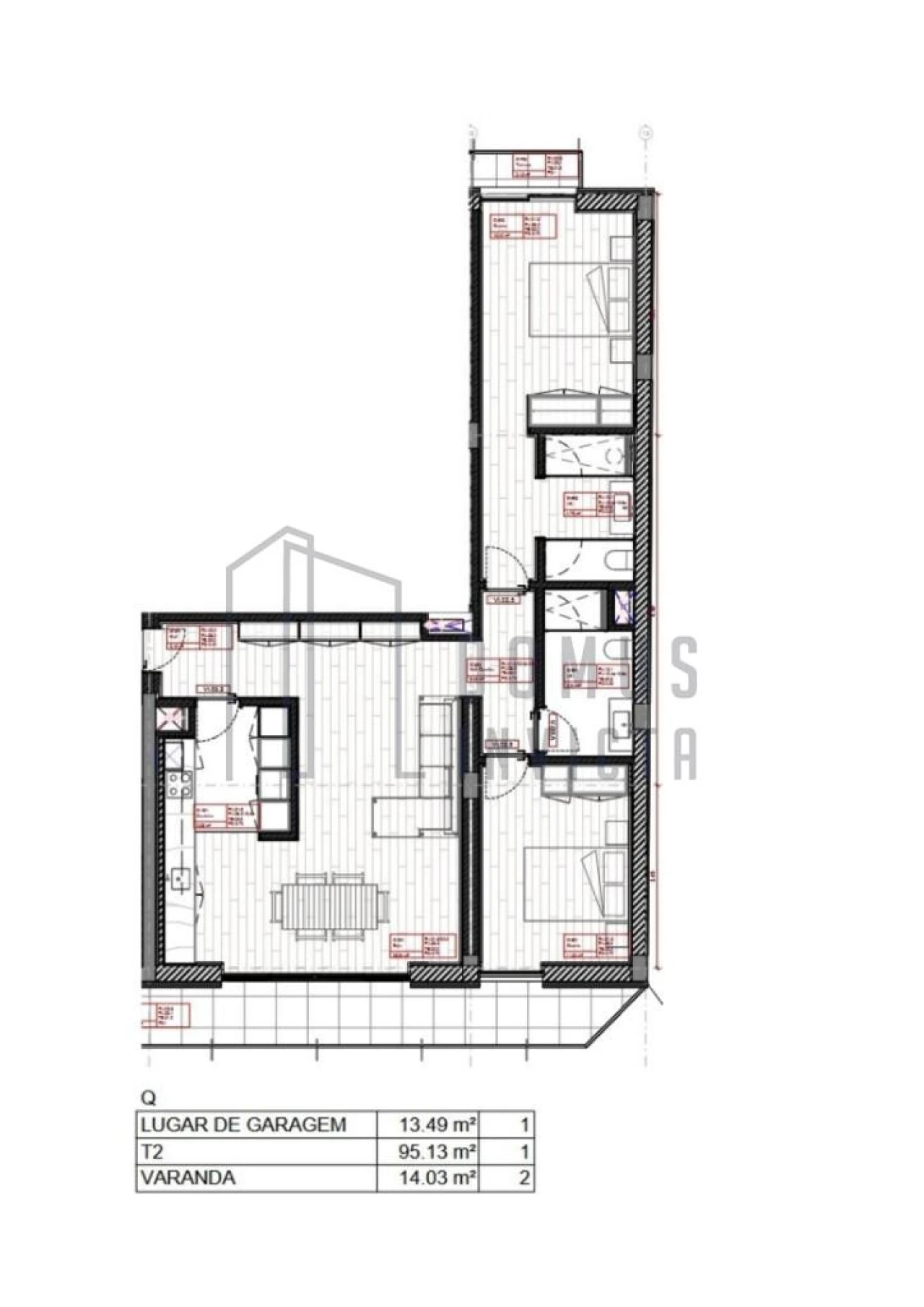 Apartamento T2 para Venda em Paranhos Foto 12