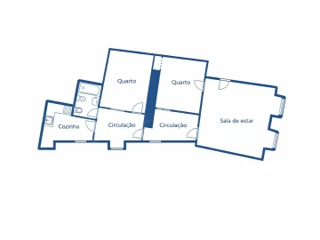 Apartamento T2 para Venda em São Vicente