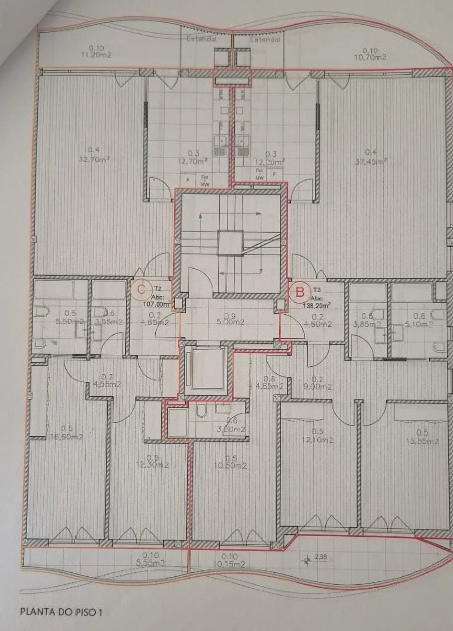 Apartamento T3 para Venda em Gafanha da Encarnação Planta 1