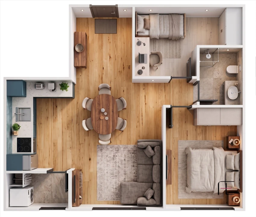 Apartamento T2 para Venda em Oliveira do Douro Foto 4